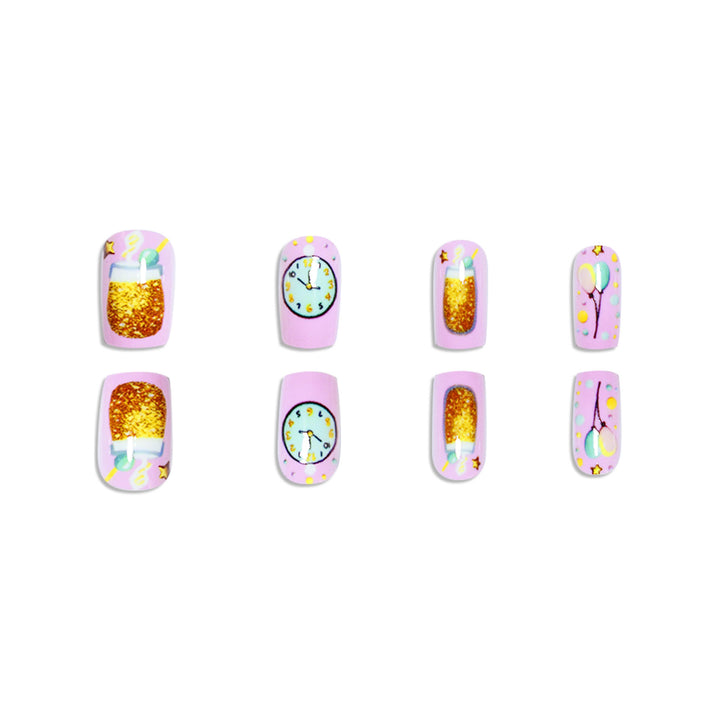 Festive Celebration Press-On Nail Art Stornfield