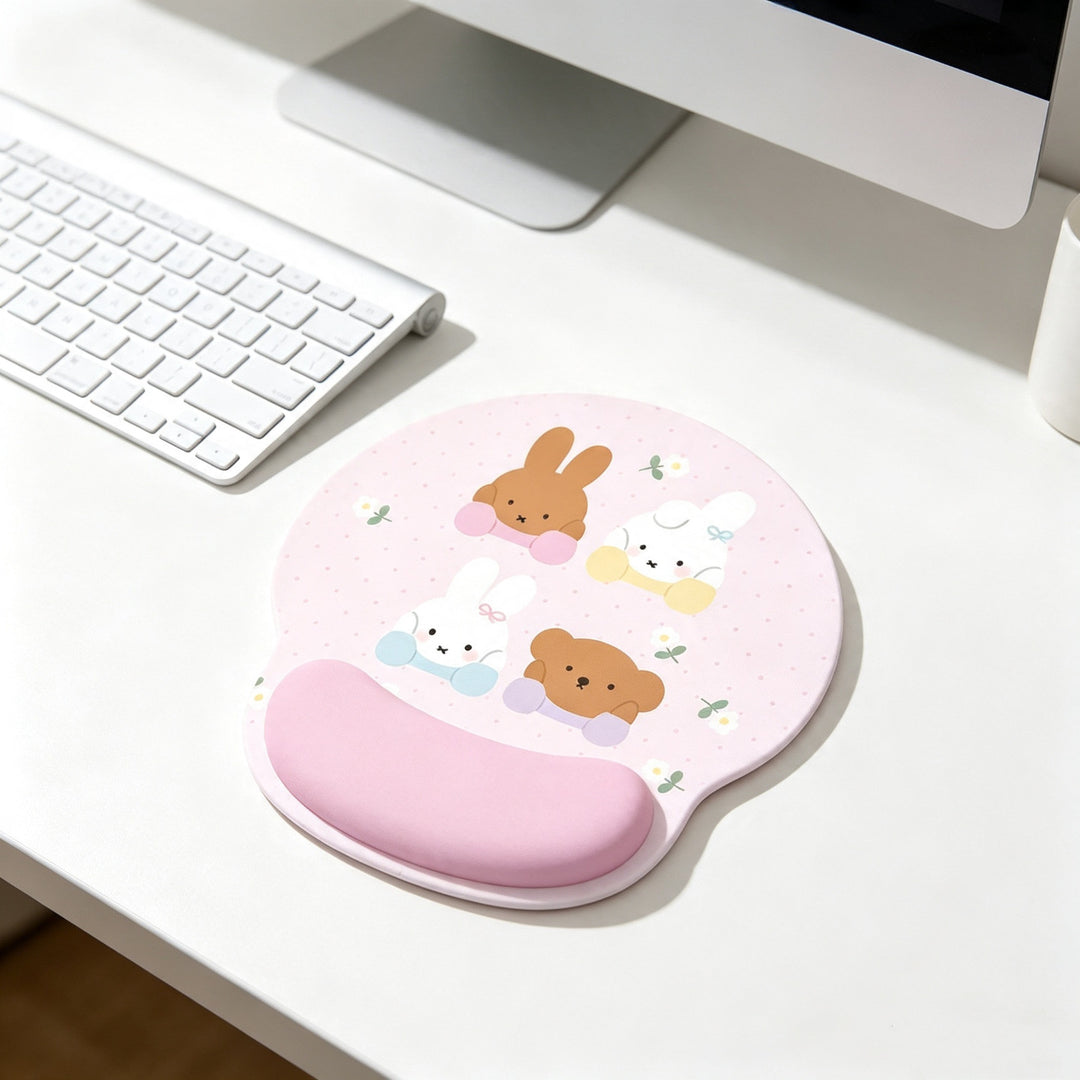 Cute Cartoon Animal-Themed Gel Wrist Rest