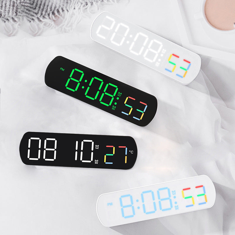 Digital Alarm Clock with Large LED Display and Temperature Display Stornfield