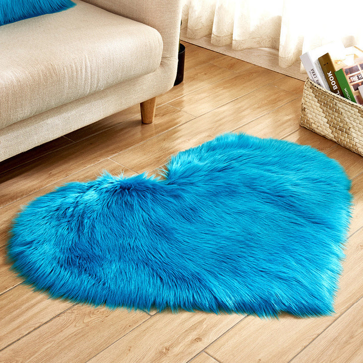 Plush Heart-Shaped Area Rug Stornfield