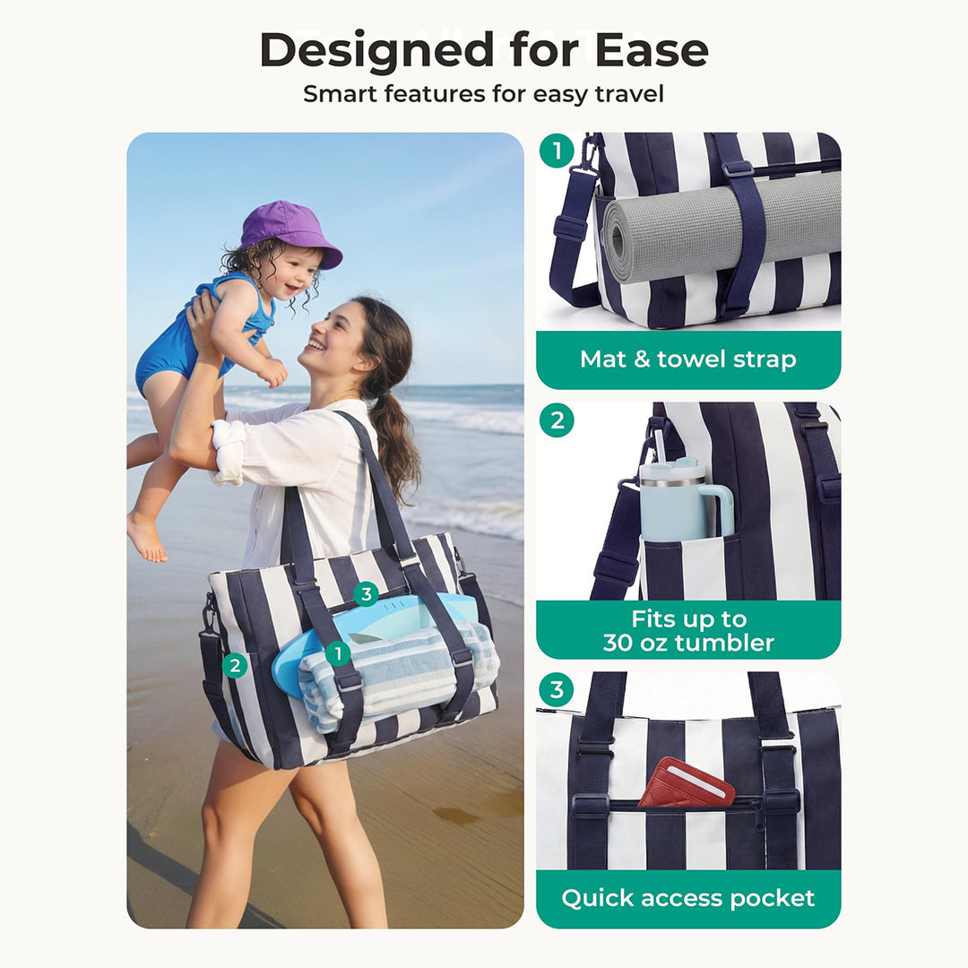 Multifunctional tote bag with practical interior Stornfield