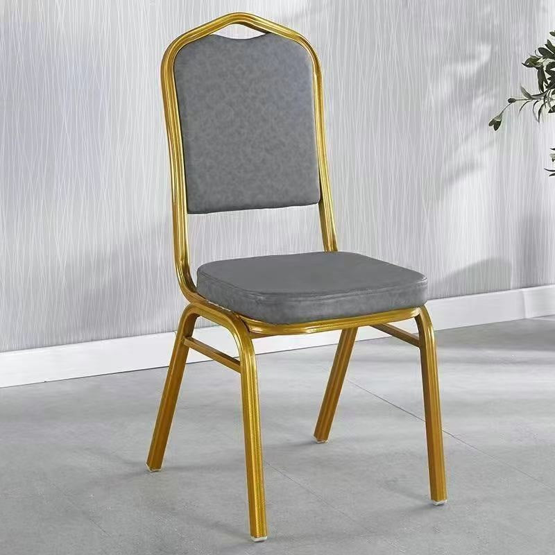 Elegant Upholstered Dining Chair with Gold Frame Stornfield