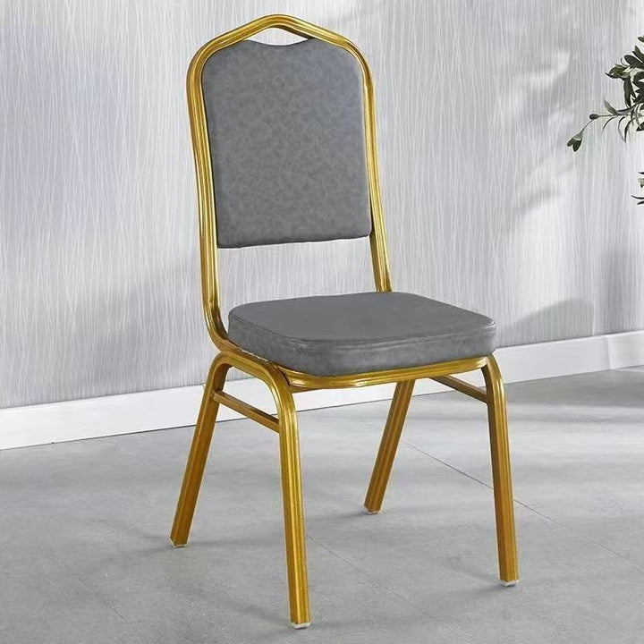 Elegant Upholstered Dining Chair with Gold Frame Stornfield