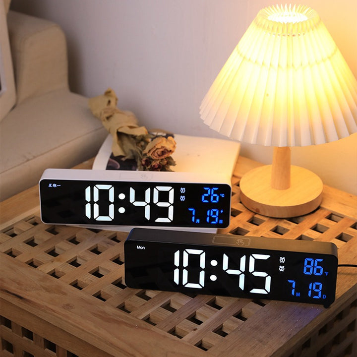Digital alarm clock with temperature and date display Stornfield