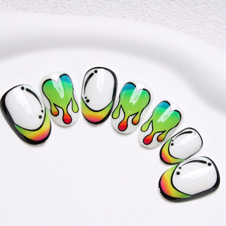 Artistic Abstract Nail Art Stornfield