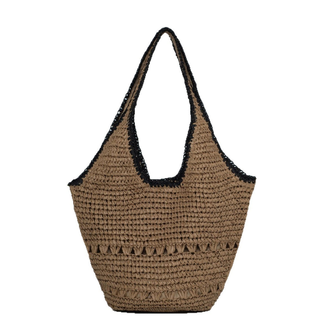 Handcrafted straw bag with sophisticated design Stornfield