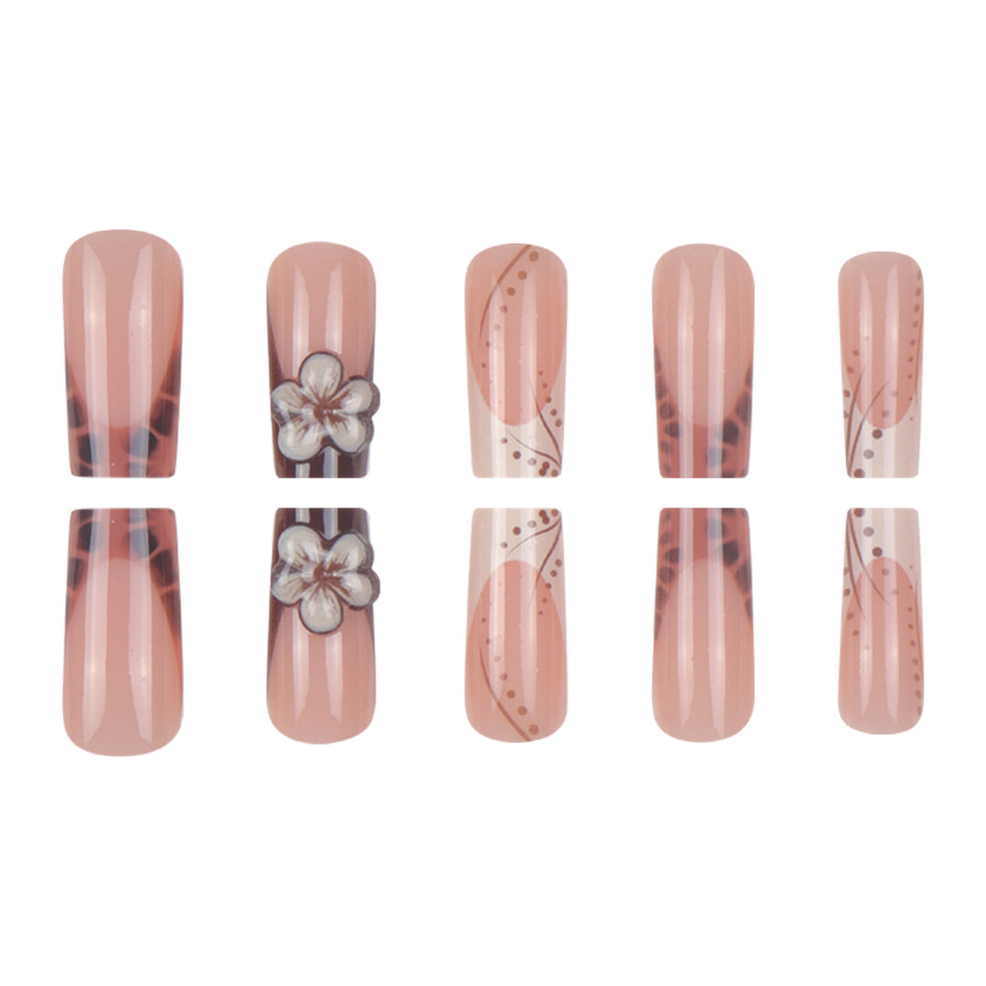 Floral Design Press-On Nails Stornfield