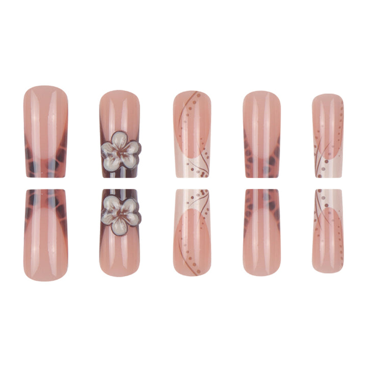 Floral Design Press-On Nails Stornfield