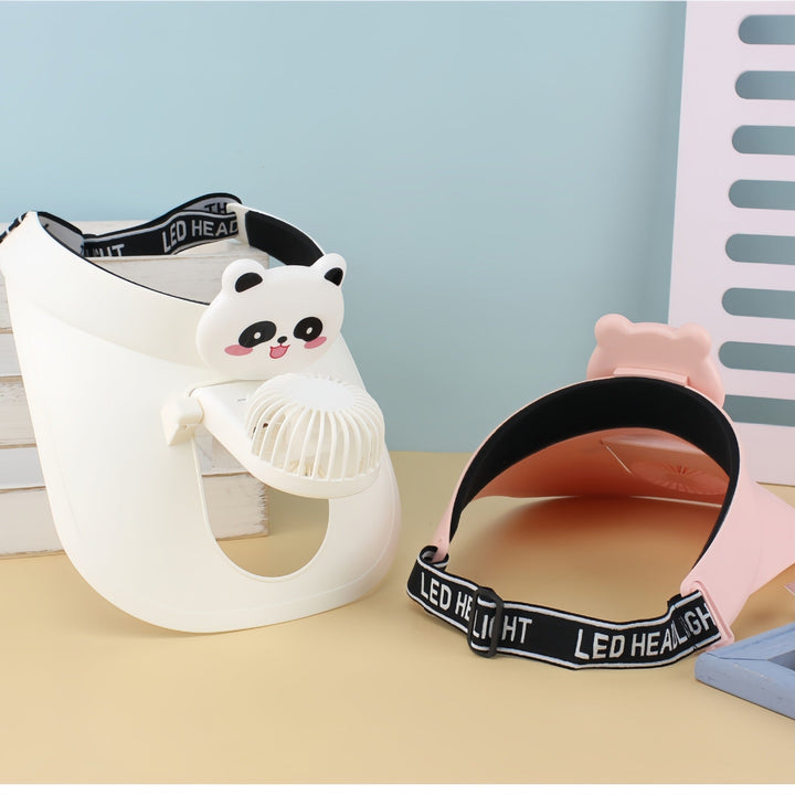 Women's Portable Handheld Fan with Panda Design Stornfield