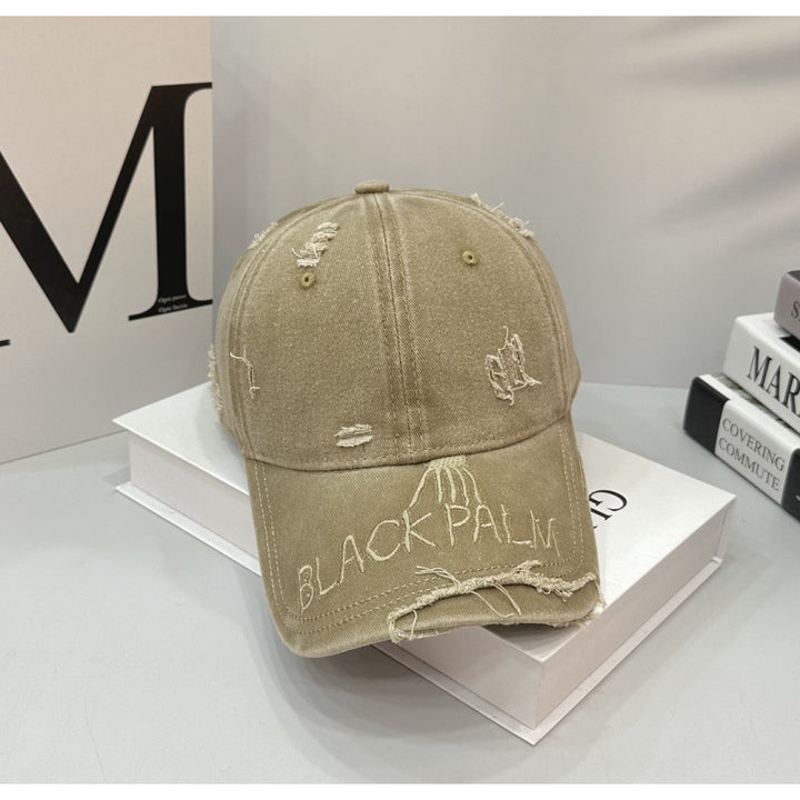 Women's Distressed Cotton Baseball Cap Stornfield 1784083899