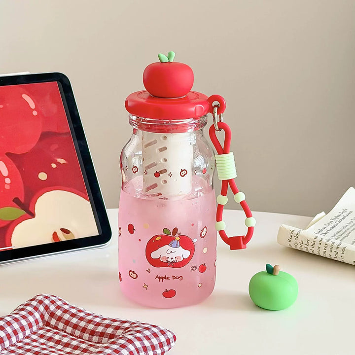 Ladies trendy and practical water bottle with fruit lid Stornfield
