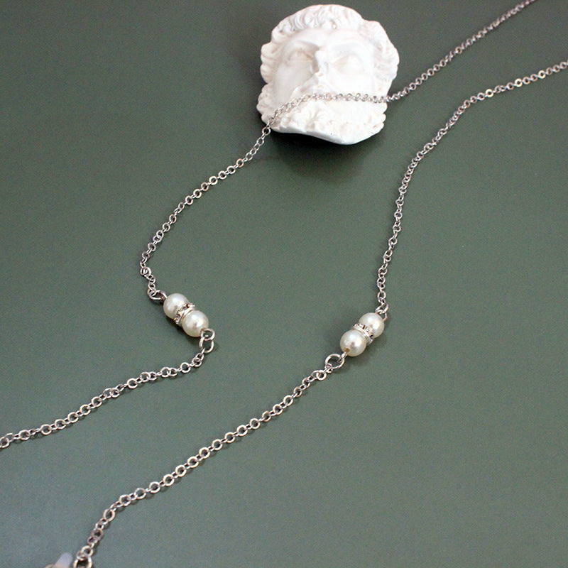 Elegant pearl necklace with adjustable design Stornfield