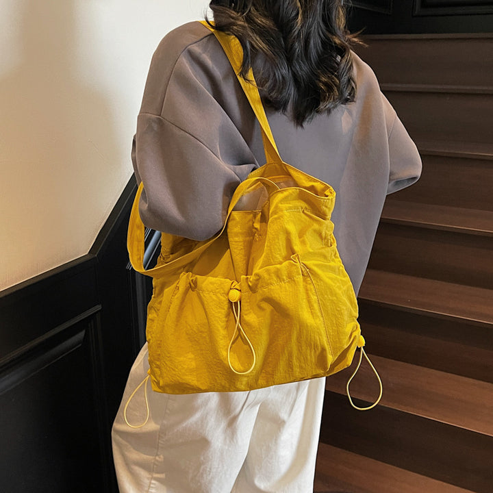 Casual Multi-Pocket Tote Bag
