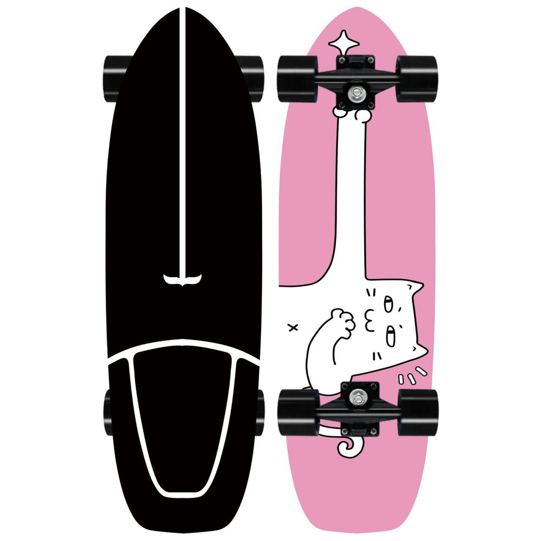 Artistic Lion Design Skateboard Stornfield