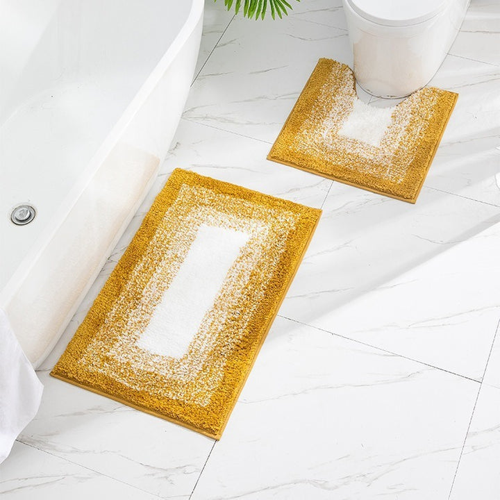 Luxurious Microfiber Bathroom Mat Set