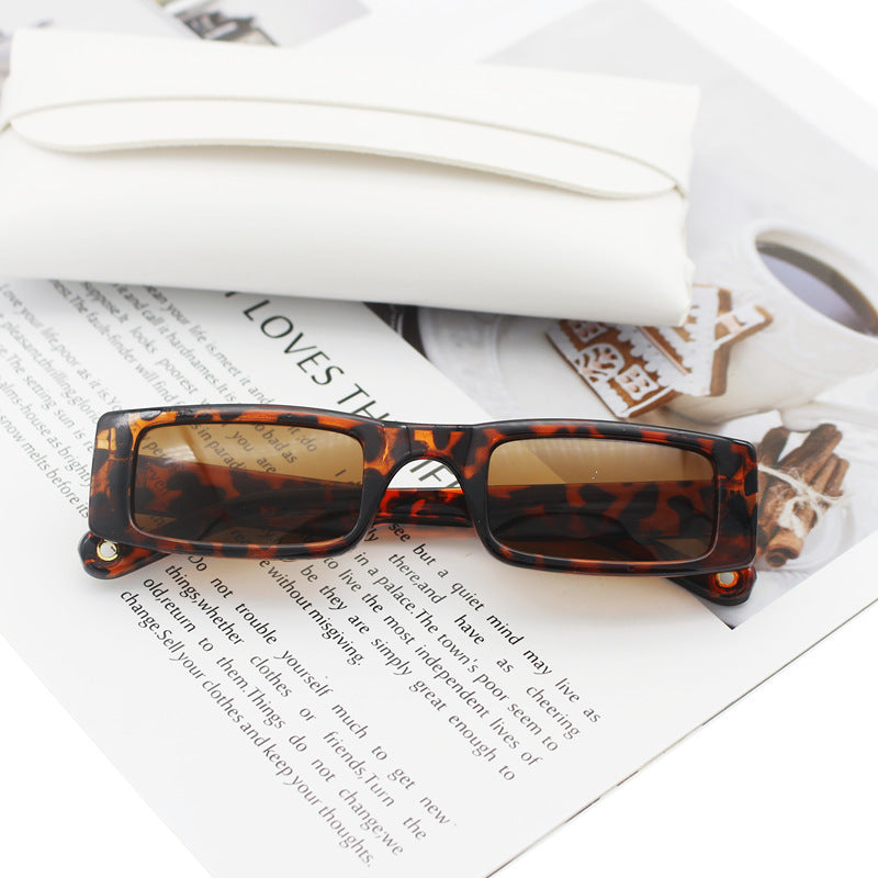 Women's fashion rectangular sunglasses with textured frame Stornfield