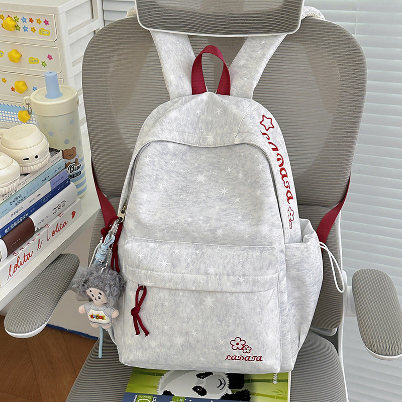 Star-Patterned Casual Backpack Stornfield