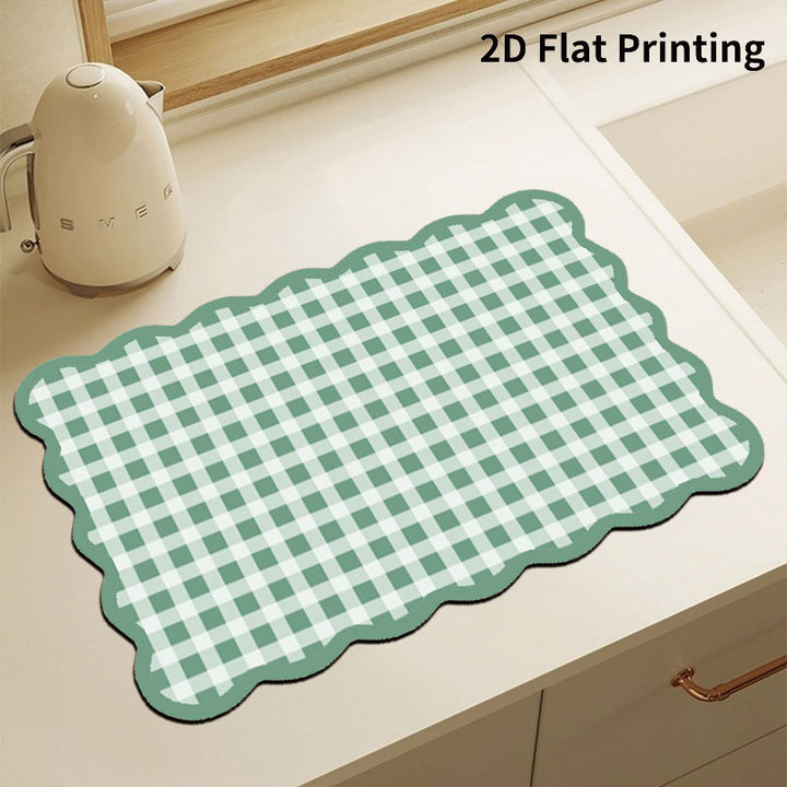 Checkered Kitchen Comfort Mat