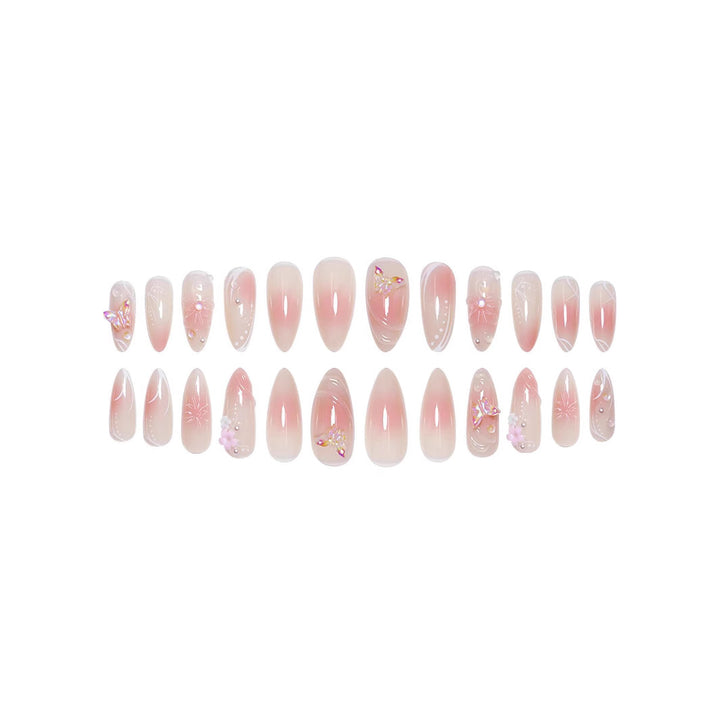 Decorative Floral Stiletto Nail Enhancements Stornfield
