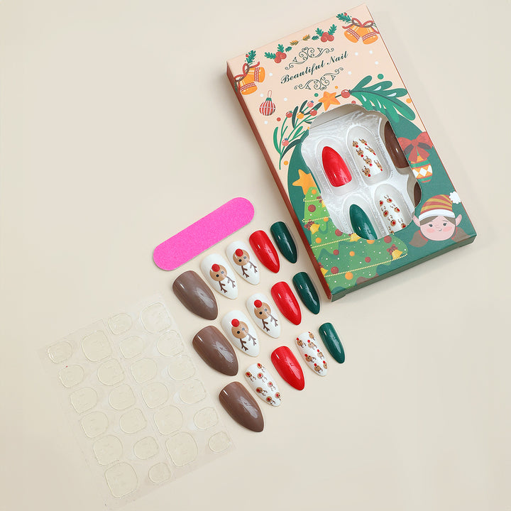 Holiday-Themed Press-On Nail Art Set Stornfield 1788496103