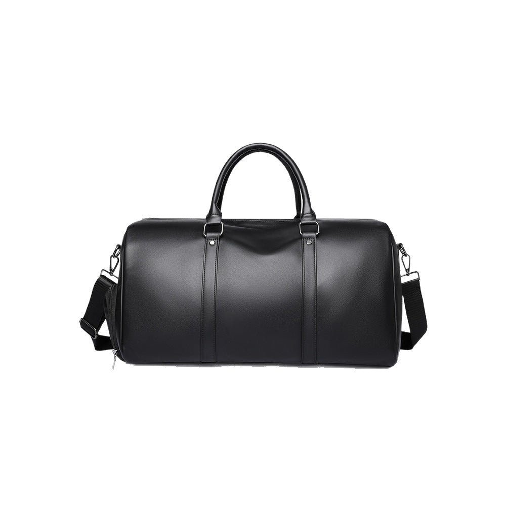 Premium Leather Travel Duffel Stornfield