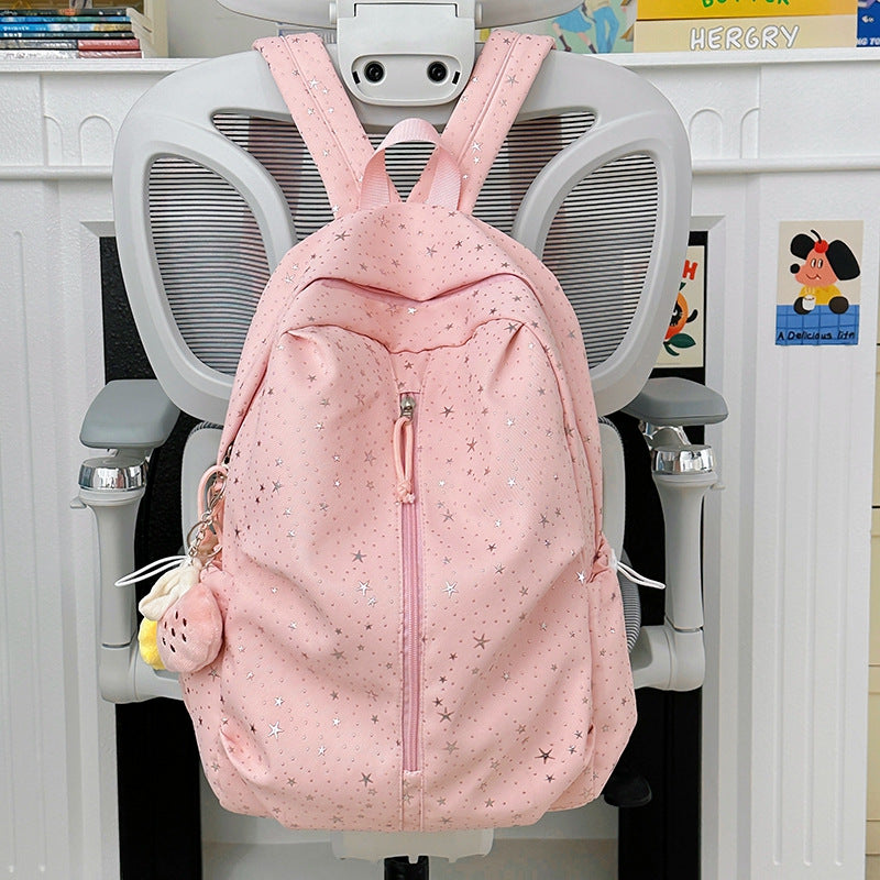 Star-Patterned Lightweight Backpack Stornfield