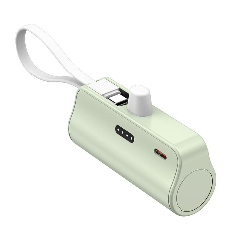 Portable power bank with integrated charging cable and compact design Stornfield