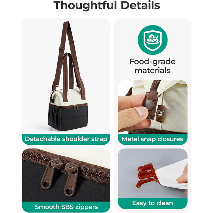 Insulated Multi-Compartment Lunch Tote Stornfield