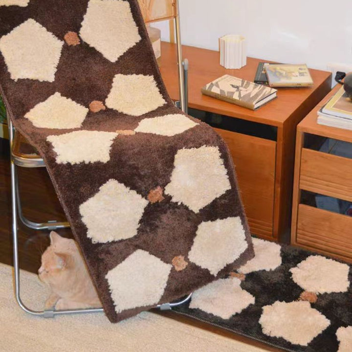 Modern Geometric Pattern Bath Mat Stornfield