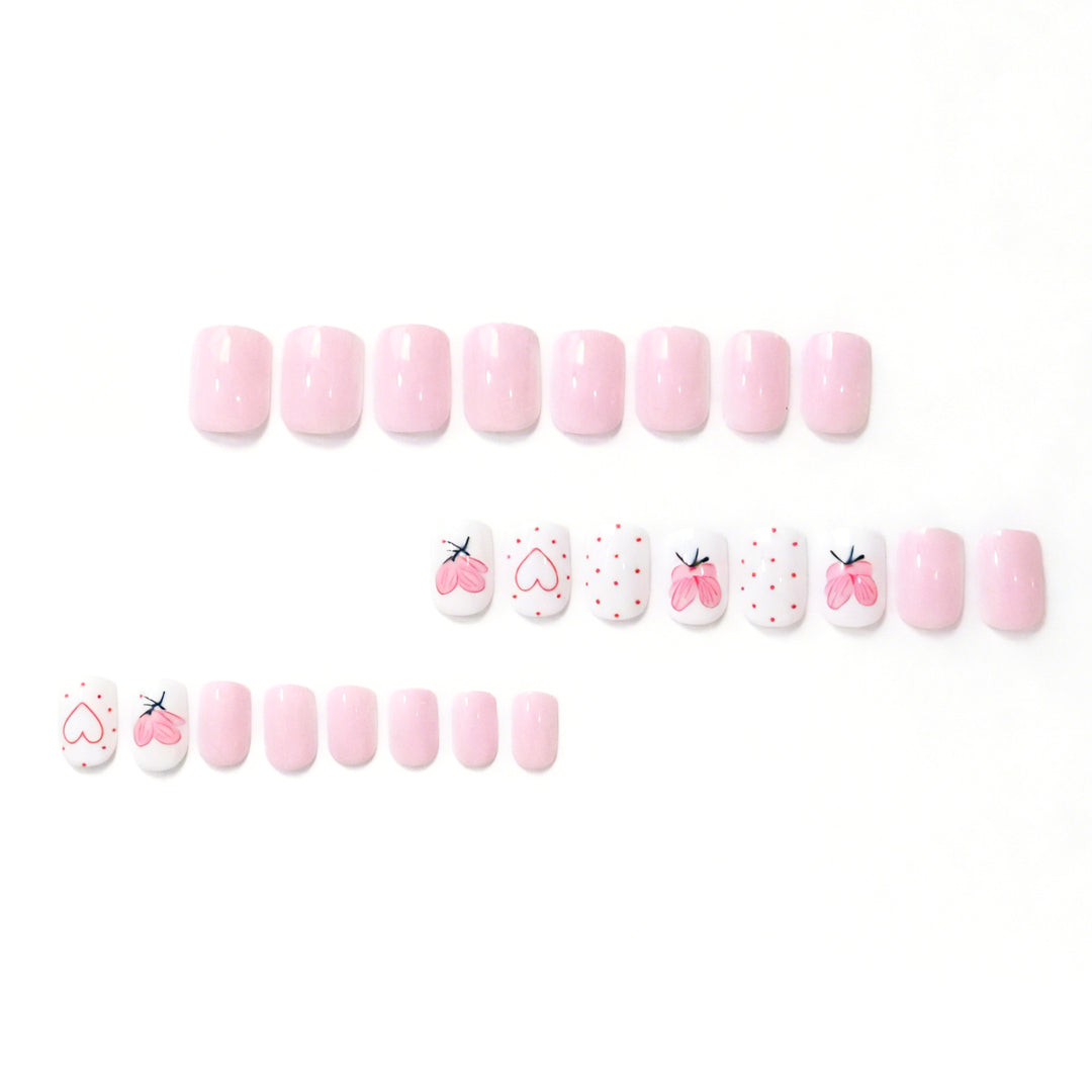 Creative Floral Acrylic Nail Art Set Stornfield