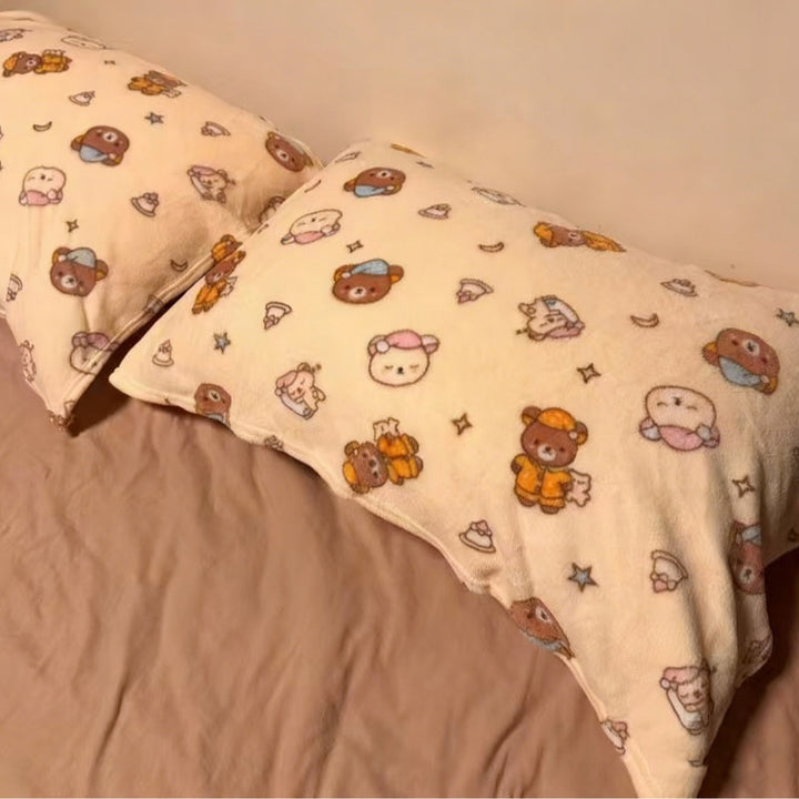 Cute Cartoon-Themed Pillowcases