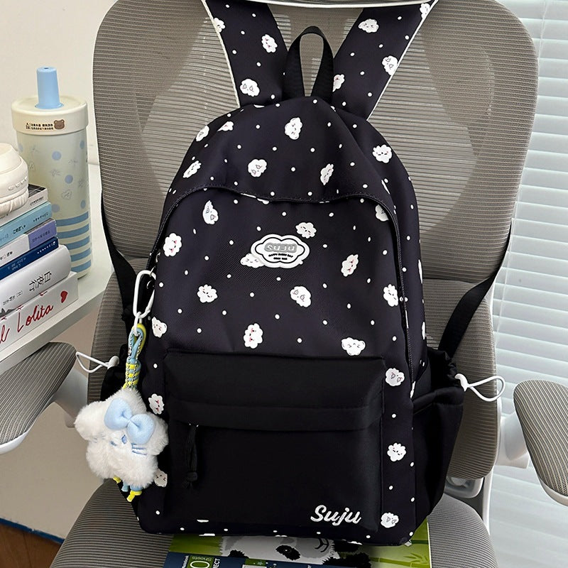 Fun Cloud-Patterned Casual Backpack Stornfield
