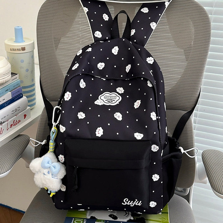 Fun Cloud-Patterned Casual Backpack Stornfield