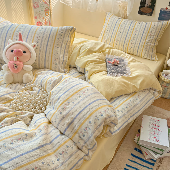 Children's Whimsical Cartoon-Themed Bedding Set