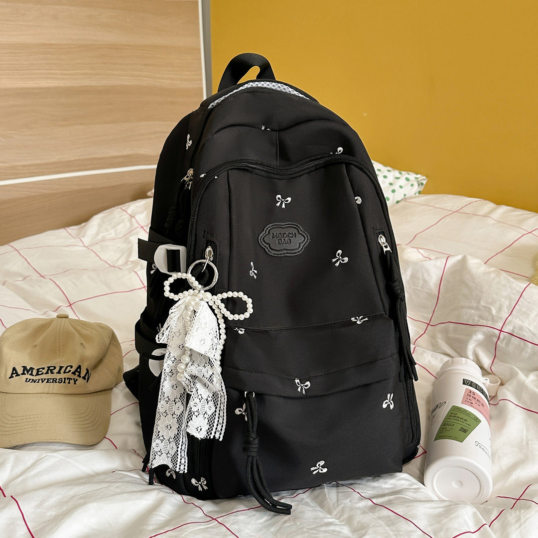 Decorative Star-Patterned Backpack Stornfield