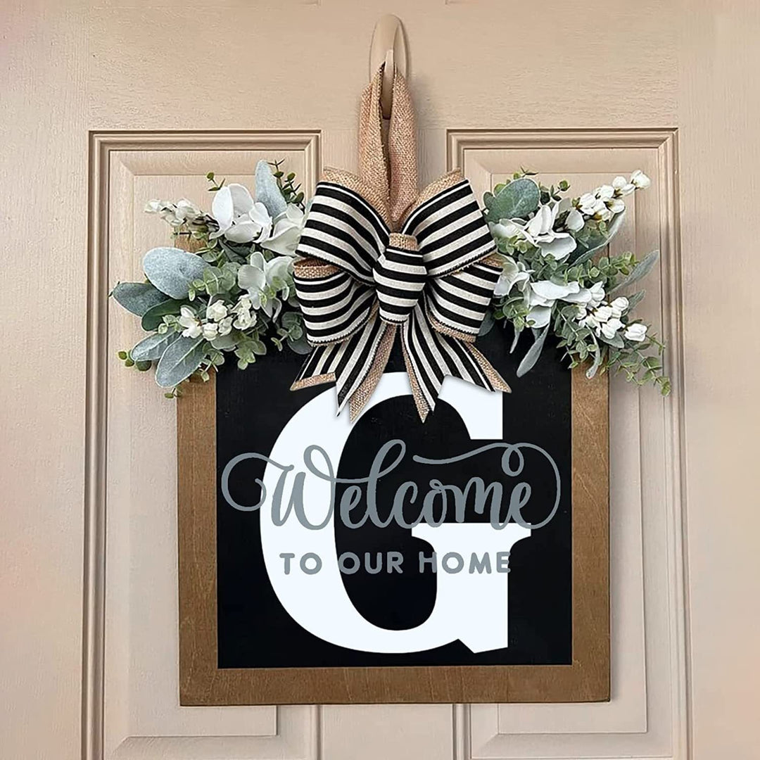 Customizable Welcome Door Sign