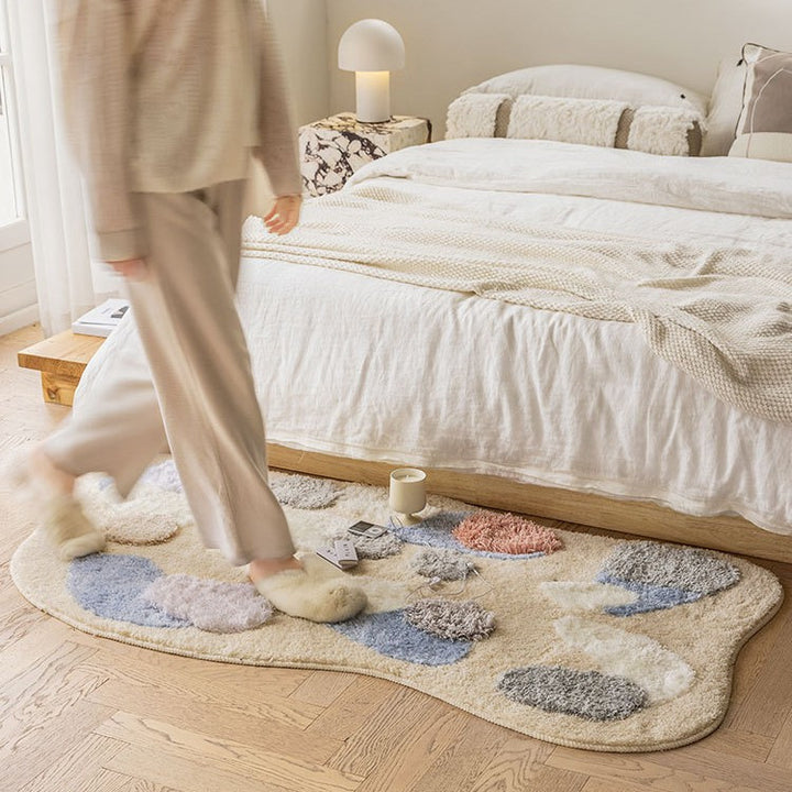 Abstract Soft Microfiber Bath Mat