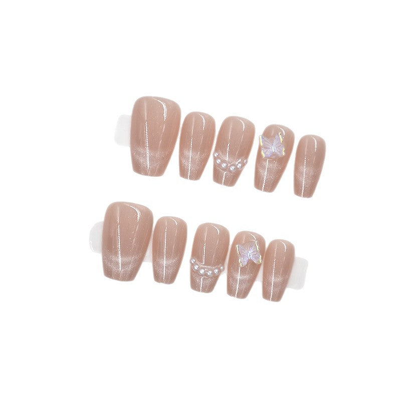Artistic Press-On Nail Art Set Stornfield