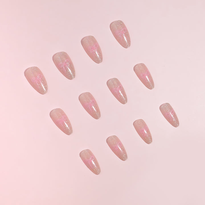 DIY Gradient Glitter Press-On Nails Stornfield