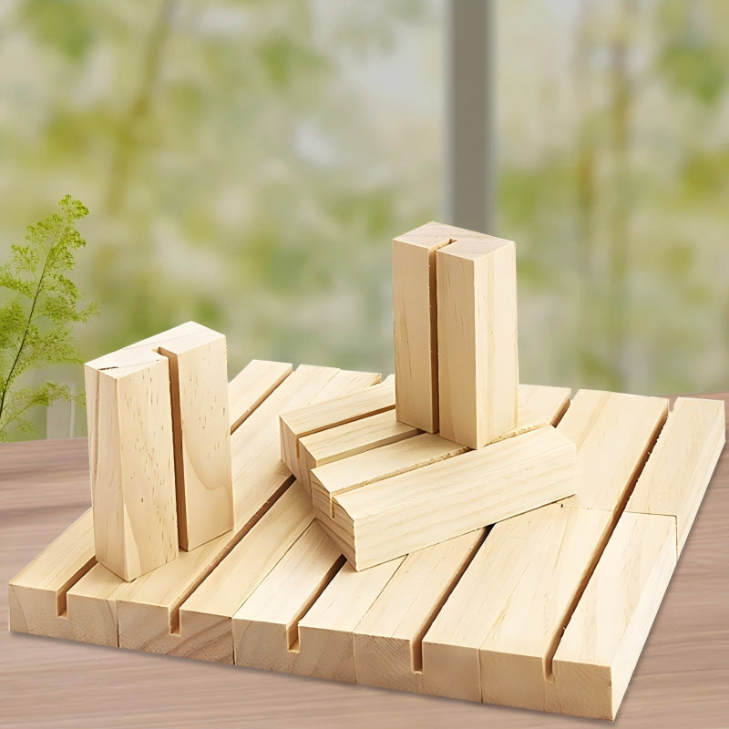 Decorative wood block figure Stornfield