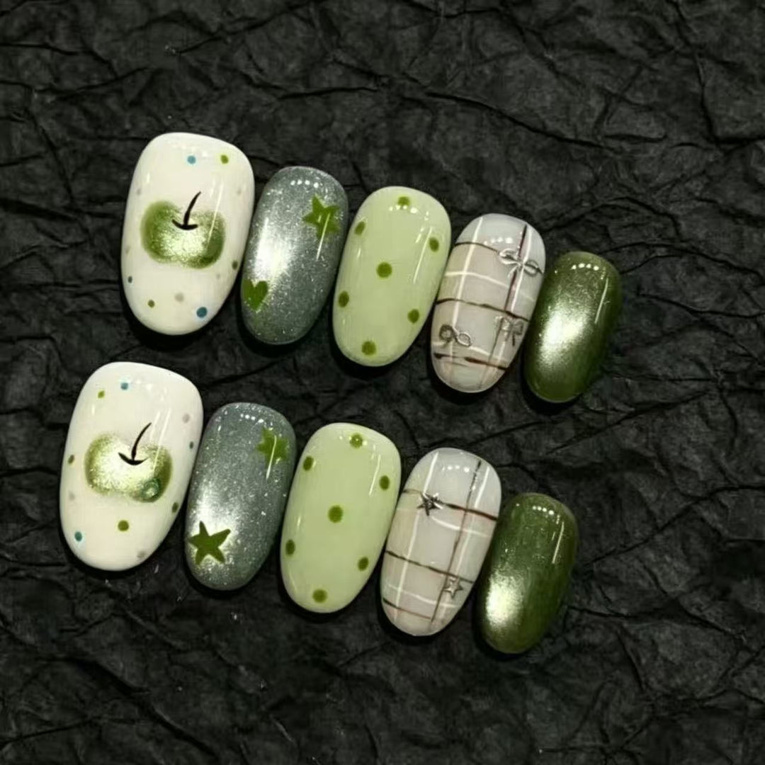 Artistic Press-On Nail Wraps Stornfield
