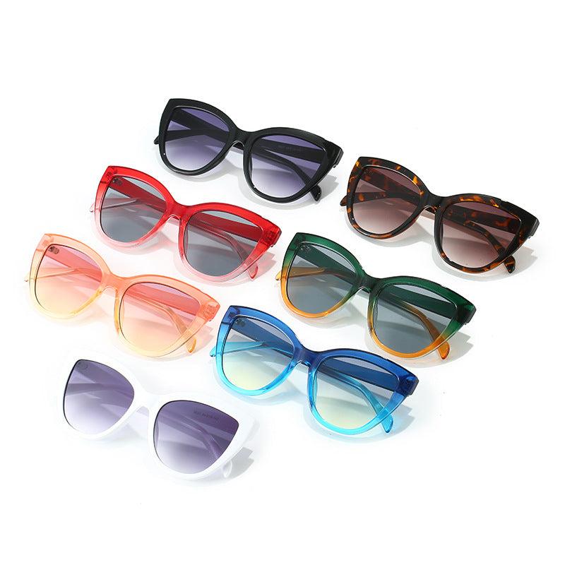 Women's Cat-Eye Sunglasses with Transparent Frame and UV Protection Stornfield