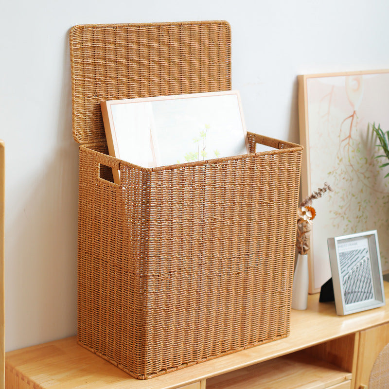 Handwoven Wicker Storage Cube Stornfield