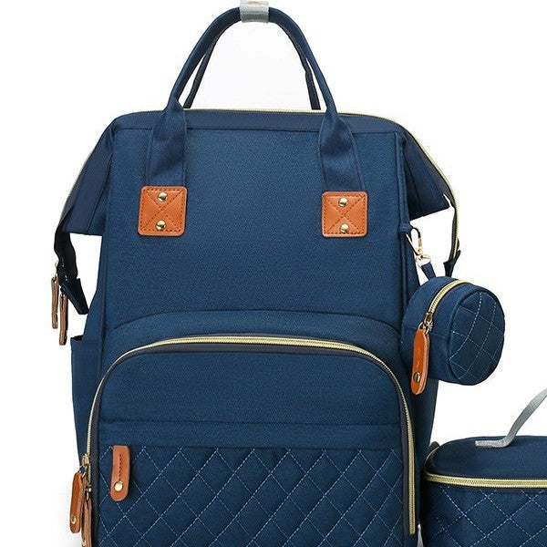 Multi-Purpose Quilted Diaper Backpack Stornfield