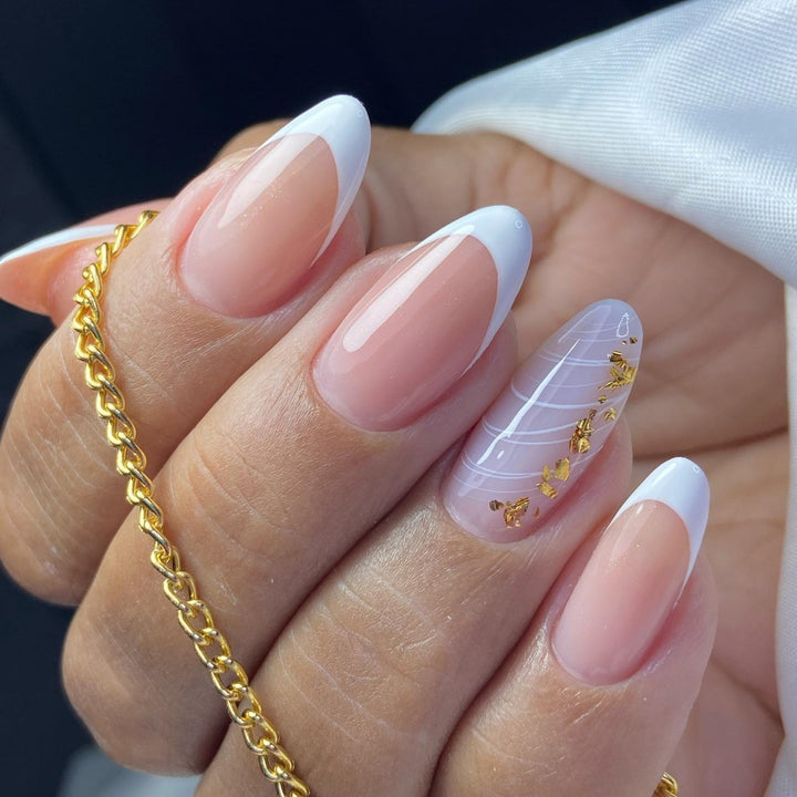 Elegant French Tip Nail Art Design Stornfield