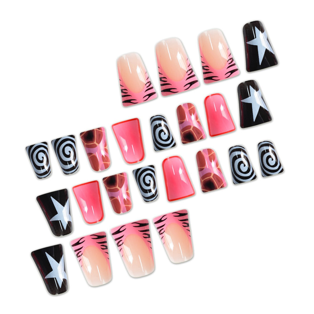 Artistic Abstract Nail Wraps Stornfield