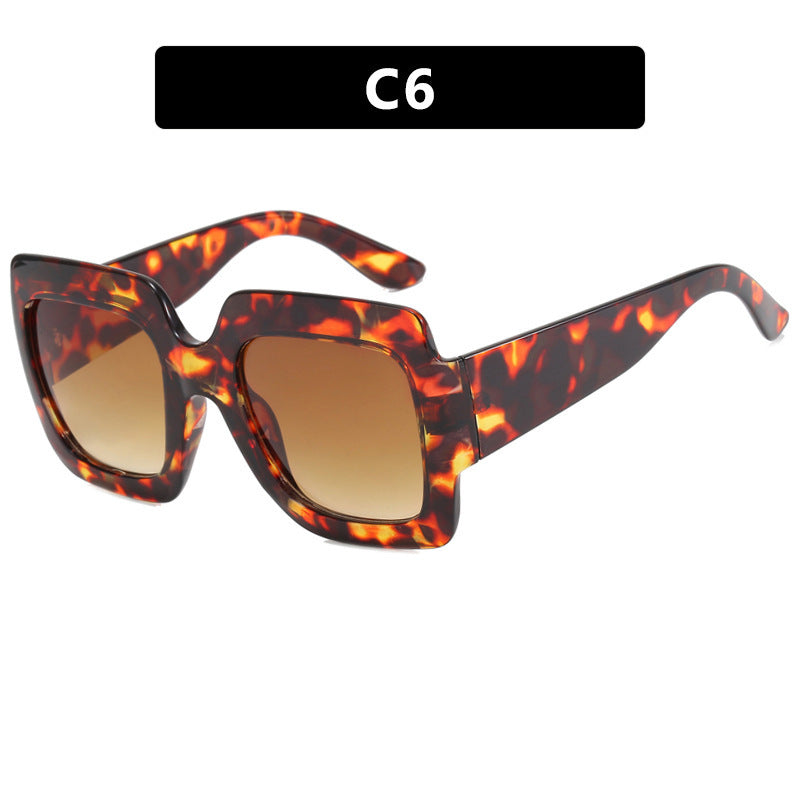Women's oversized square sunglasses with striking tortoiseshell design Stornfield