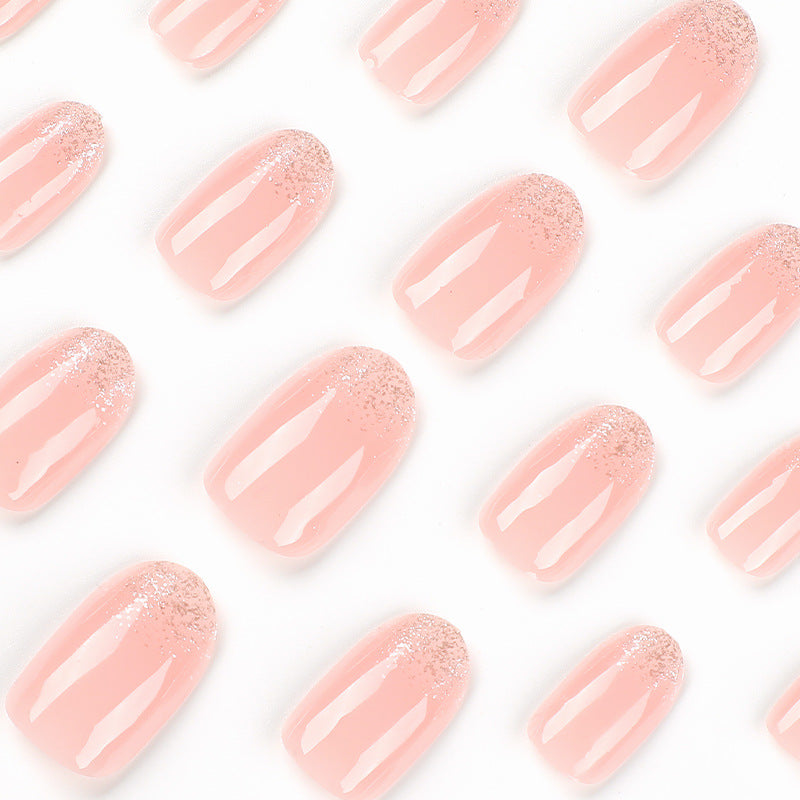 Elegant artificial nails with glitter detail Stornfield