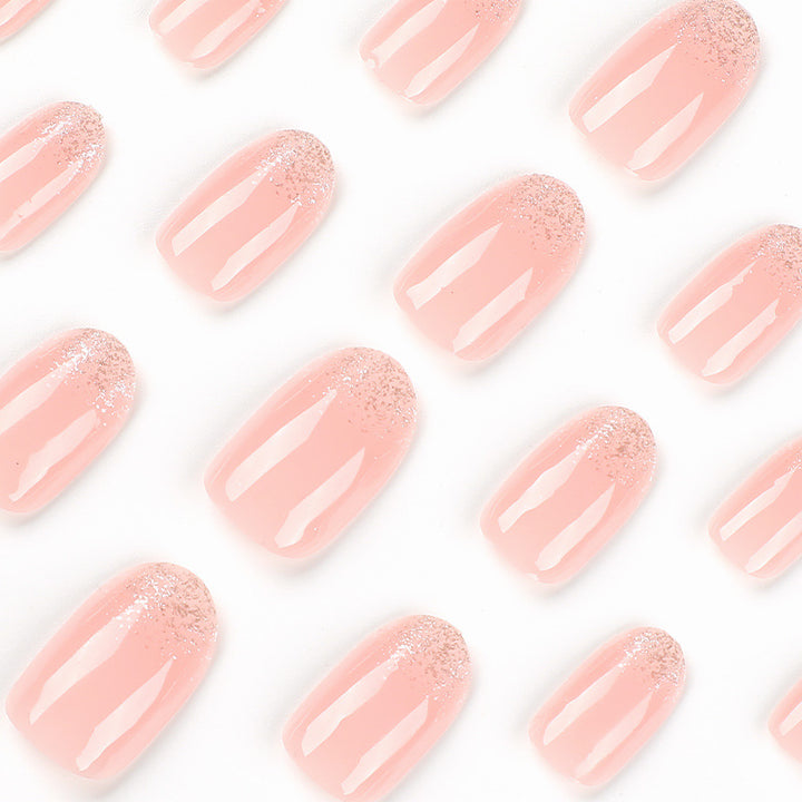 Elegant artificial nails with glitter detail Stornfield