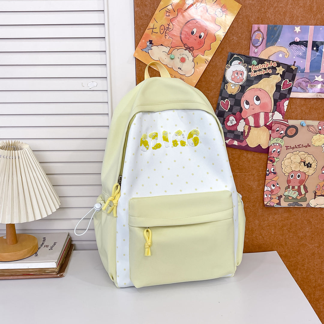 Cute Polka Dot Patterned Backpack Stornfield